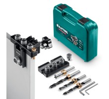 Кондуктор для эксцентриковых стяжек и шкантов "3-в-1" Woodsniper 101 KRAFTOOL 30072