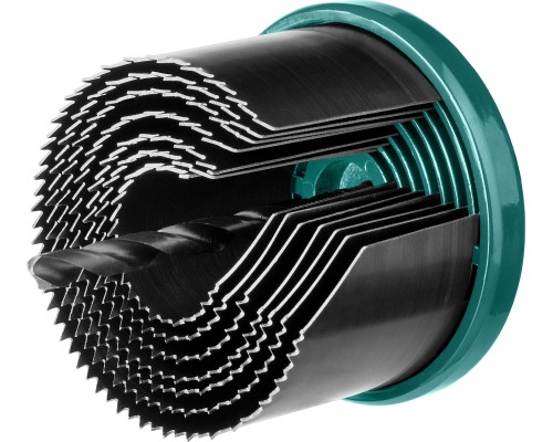 Наборная кольцевая пила по дереву 7 шт., (25-32-38-45-50-56-62x42 мм) KRAFTOOL 29580-H7-42