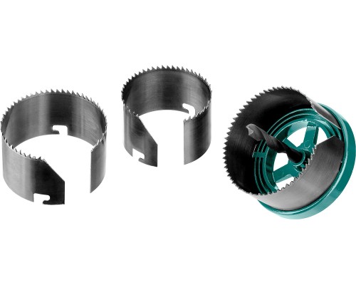 Наборная кольцевая пила по дереву 3 шт., (60-67-74x32 мм) KRAFTOOL 29582-H3-32