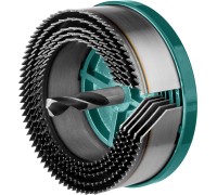 Наборная кольцевая пила по дереву 5 шт., (68-74-80-90-100x32 мм) KRAFTOOL 29584-H5-32