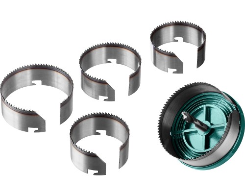 Наборная кольцевая пила по дереву 5 шт., (68-74-80-90-100x32 мм) KRAFTOOL 29584-H5-32