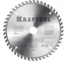 Пильный диск по дереву Precision, 185x20 мм, 48Т KRAFTOOL 36952-185-20