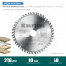Пильный диск по дереву Precision, 216x30 мм, 48Т KRAFTOOL 36952-216-30