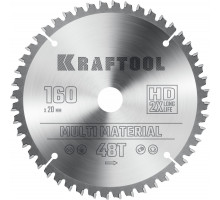 Пильный диск по алюминию Multi Material, 160x20 мм, 48Т KRAFTOOL 36953-160-20