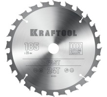 Пильный диск по дереву Fast, 185x 20 мм, 24Т KRAFTOOL 36950-185-20