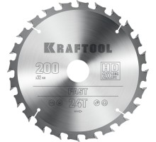 Пильный диск по дереву Fast, 200x32 мм, 24Т KRAFTOOL 36950-200-32