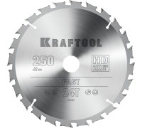 Пильный диск по дереву Fast, 250x32 мм, 24Т KRAFTOOL 36950-250-32