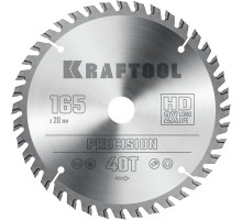 Пильный диск по дереву Precision, 165x20 мм, 40Т KRAFTOOL 36952-165-20
