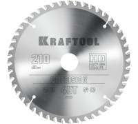 Пильный диск по дереву Precision, 210x30 мм, 48Т KRAFTOOL 36952-210-30