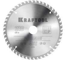 Пильный диск по дереву Precision, 210x30 мм, 48Т KRAFTOOL 36952-210-30