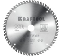 Пильный диск по дереву Precision, 250x30 мм, 60Т KRAFTOOL 36952-250-30