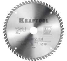 Пильный диск по дереву Precision, 250x30 мм, 60Т KRAFTOOL 36952-250-30