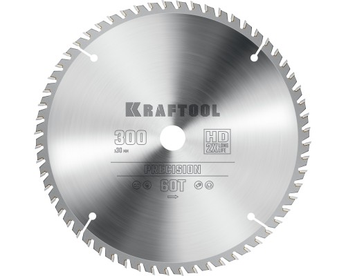 Пильный диск по дереву Precision, 300x30 мм, 60Т KRAFTOOL 36952-300-30