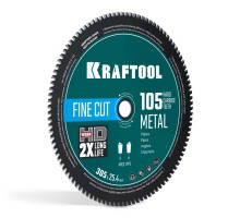 Диск пильный по металлу и стали Metal Cut 305x25.4 мм, 105Т KRAFTOOL 36954-305-25.4-105