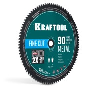 Диск пильный по металлу и стали Metal Cut 355x25.4 мм, 90Т KRAFTOOL 36954-355-25.4-90