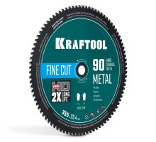 Диск пильный по металлу и стали Metal Cut 355x25.4 мм, 90Т KRAFTOOL 36954-355-25.4-90