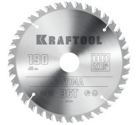 Пильный диск по дереву Optima, 190x30 мм, 36Т KRAFTOOL 36951-190-30