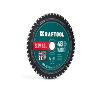 Диск пильный по дереву Slim wood cut 165x20x1.6 мм, 48Т KRAFTOOL 36955-165-20-48