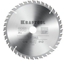 Пильный диск по дереву Optima, 250x30 мм, 40Т KRAFTOOL 36951-250-30