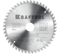 Пильный диск по дереву Precision, 190x30 мм, 48Т KRAFTOOL 36952-190-30