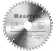 Пильный диск по дереву Precision, 190x30 мм, 48Т KRAFTOOL 36952-190-30