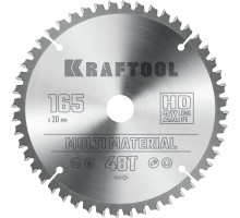 Пильный диск по алюминию Multi Material, 165x20 мм, 48Т KRAFTOOL 36953-165-20