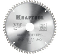 Пильный диск по алюминию Multi Material, 200x32 мм, 60Т KRAFTOOL 36953-200-32