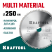 Пильный диск по алюминию Multi Material, 250x30 мм, 80Т KRAFTOOL 36953-250-30