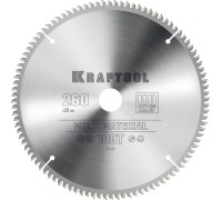 Пильный диск по алюминию Multi Material, 260x30 мм, 100Т KRAFTOOL 36953-260-30