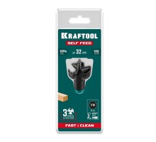 Cверло по дереву самоврезающееся SELF FEED d 32 мм KRAFTOOL 29951-32