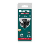 Cверло по дереву самоврезающееся SELF FEED d 45 мм KRAFTOOL 29951-45