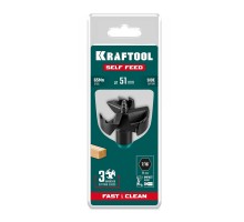 Cверло по дереву самоврезающееся SELF FEED d 51 мм KRAFTOOL 29951-51