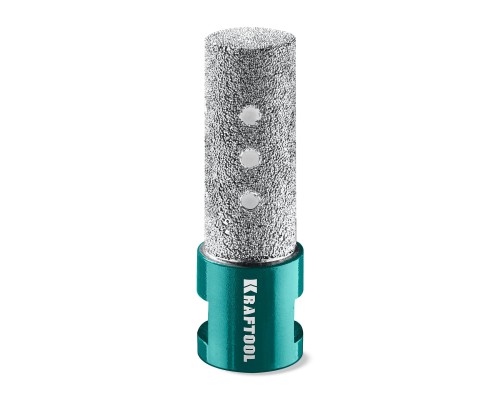 Вакуумная алмазная фреза пальчиковая VS DIAMOND d 20 мм (М14, 50 мм) KRAFTOOL 29810-20