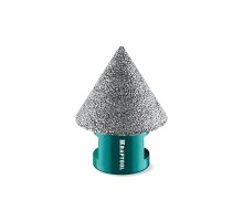 Вакуумная алмазная фреза конусная VS DIAMOND d 2-38 мм, М14 KRAFTOOL 29812-02-38