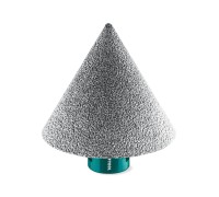 Вакуумная алмазная фреза конусная VS DIAMOND d 3-75 мм, М14 KRAFTOOL 29812-03-75