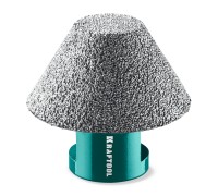 Вакуумная алмазная фреза конусная VS DIAMOND d 20-48 мм, М14 KRAFTOOL 29812-20-48