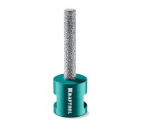 Вакуумная алмазная фреза пальчиковая VS DIAMOND d 6 мм (М14, 50 мм) KRAFTOOL 29810-06