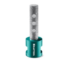 Вакуумная алмазная фреза пальчиковая VS DIAMOND d 12 мм (М14, 50 мм) KRAFTOOL 29810-12