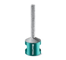 Вакуумная алмазная фреза пальчиковая с конусом VS DIAMOND d 8 мм (М14, 50 мм) KRAFTOOL 29811-08