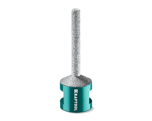 Вакуумная алмазная фреза пальчиковая с конусом VS DIAMOND d 8 мм (М14, 50 мм) KRAFTOOL 29811-08