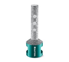 Вакуумная алмазная фреза пальчиковая с конусом VS DIAMOND d 12 мм (М14, 50 мм) KRAFTOOL 29811-12