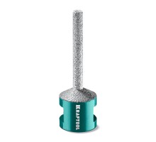 Вакуумная алмазная фреза пальчиковая с конусом VS DIAMOND d 8 мм (М14, 50 мм) KRAFTOOL 29811-08