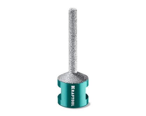 Вакуумная алмазная фреза пальчиковая с конусом VS DIAMOND d 8 мм (М14, 50 мм) KRAFTOOL 29811-08