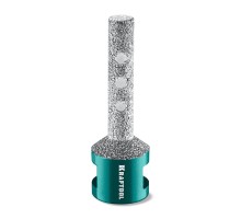 Вакуумная алмазная фреза пальчиковая с конусом VS DIAMOND d 12 мм (М14, 50 мм) KRAFTOOL 29811-12