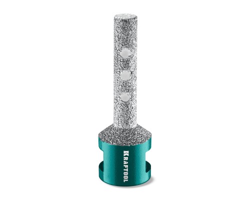 Вакуумная алмазная фреза пальчиковая с конусом VS DIAMOND d 12 мм (М14, 50 мм) KRAFTOOL 29811-12