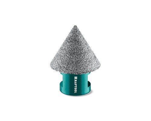 Вакуумная алмазная фреза конусная VS DIAMOND d 2-38 мм, М14 KRAFTOOL 29812-02-38
