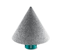 Вакуумная алмазная фреза конусная VS DIAMOND d 3-75 мм, М14 KRAFTOOL 29812-03-75