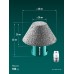 Вакуумная алмазная фреза конусная VS DIAMOND d 20-48 мм, М14 KRAFTOOL 29812-20-48