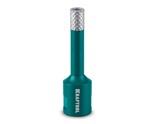 Вакуумная алмазная коронка по керамограниту VS DIAMOND d 8, М14 KRAFTOOL 29890-08