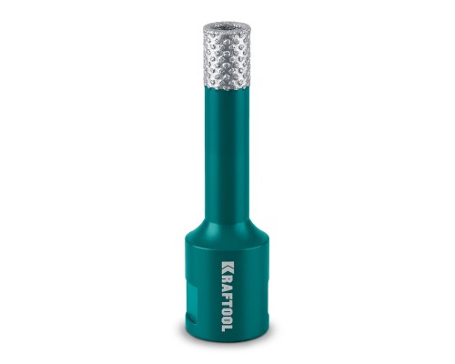 Вакуумная алмазная коронка по керамограниту VS DIAMOND d 12, М14 KRAFTOOL 29890-12